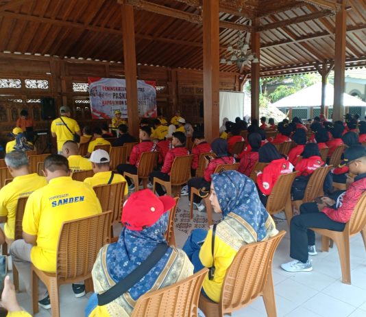 Koramil 15 Sanden Dampingi Peningkatan Wawasan Kebangsaan Paskibraka Kapanewon Sanden