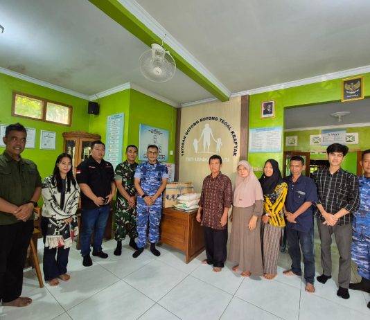 Kodim 0729/Bantul, Lanud Adisutjipto, dan Dopper Shooting Club Gotong Royong Salurkan Bantuan ke Panti Asuhan Balita Tegal Krapyak dalam Rangka menyambut HUT TNI ke-80 TH