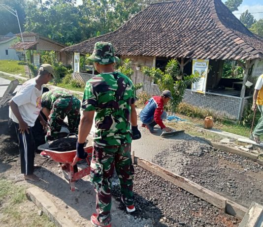 Karya Bakti Lanud Adisutjipto Wujudkan Jalan Impian Warga Sampangan, Sambut HUT TNI ke-80