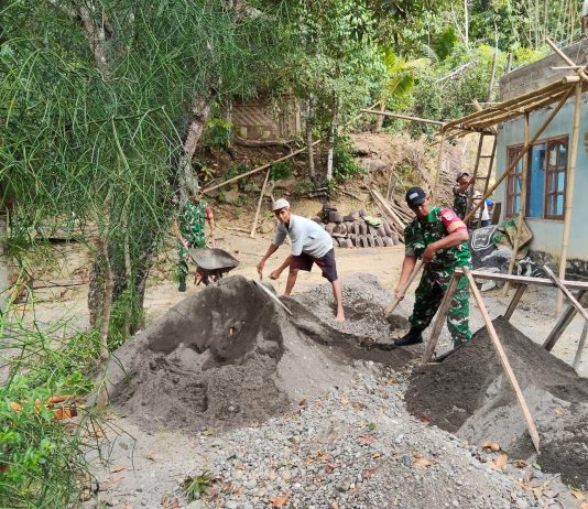 Sambut HUT TNI ke-80, Kodim 0729/ Bantul Bersama Baznas Bantu Perbaikan RTLH