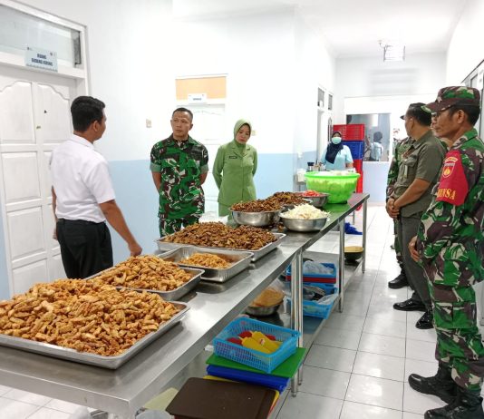 Dandim Kulon Progo Kunjungi SPPG Dapur Mandiri Jatirejo Lendah