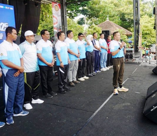 Kodim 0731/Kulon Progo Gelar Senam Bersama dan Pesta RakyatDalam Rangka HUT Ke 80 TNI