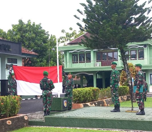 Kasdim 0729/Bantul Pimpin Upacara Peringatan Hari Sumpah Pemuda ke-97 Tahun 2025