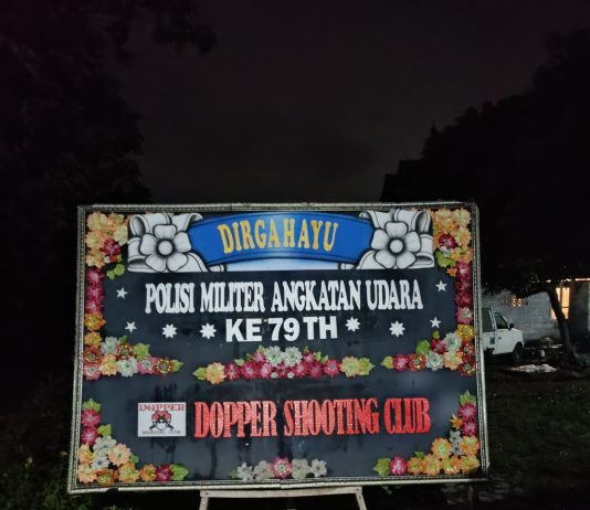 Yusuf Randie, S.H., Ketua Dopper Shooting Club, Bersama Perwakilan Yayasan dan Bidang Rehabilitasi Narkoba, Sampaikan Ucapan Selamat HUT ke-79 Polisi Militer TNI Angkatan Udara