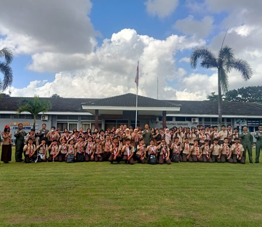 Pramuka SMAN 1 Yogyakarta Kenali Dunia Penerbangan di Lanud Adisutjipto