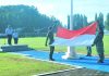 Kadispers Lanud Adisutjipto Tekankan Disiplin dan Keamanan di Upacara Bendera Lapangan Jupiter
