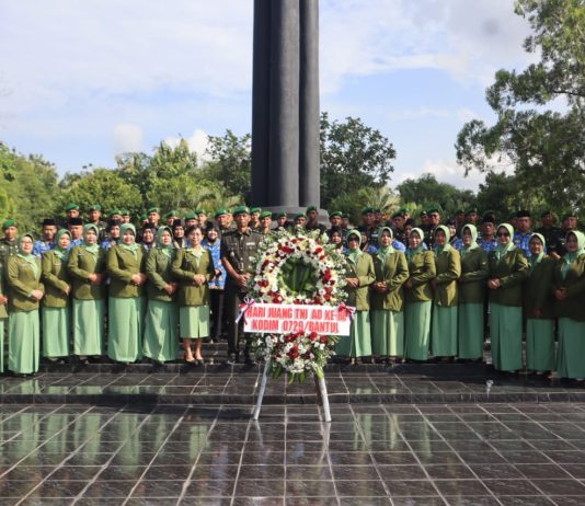 Kodim 0729/Bantul Gelar Ziarah di Taman Makam Pahlawan Kusuma Bangsa Peringati Hari Juang TNI AD 2025