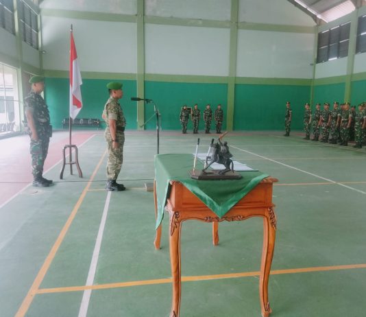 Dandim 0729/Bantul Pimpin Korp Raport Sertijab Personel