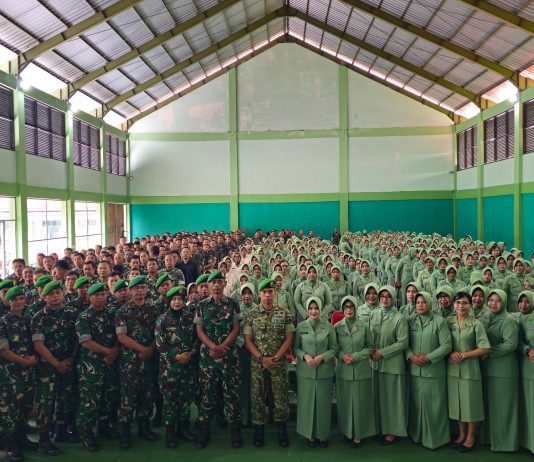 Dandim 0729/Bantul Berikan Pengarahan kepada Anggota dan Persit