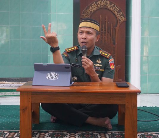 Kodim 0731/Kulon Progo Selenggarakan PengajianPeringatan Isra Mi’raj Nabi Muhammad SAW 1447 H