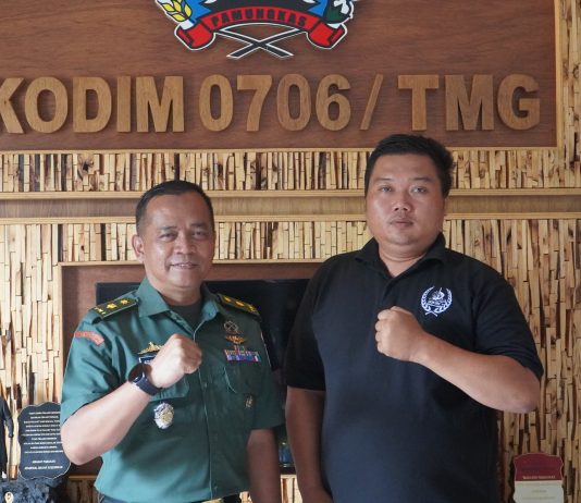 Ketua Dopper Shooting Club dan Tim Advokat Eshar & Rekan Gelar Silaturahmi di Kodim 0706 Temanggung