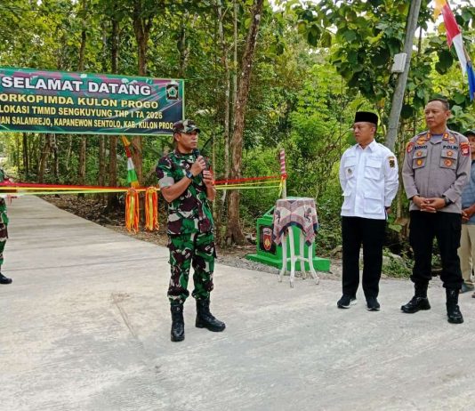 Peresmian dan Peninjauan Hasil TMMD Sengkuyung Tahap I TA 2026Kodim 0731/Kulon Progo