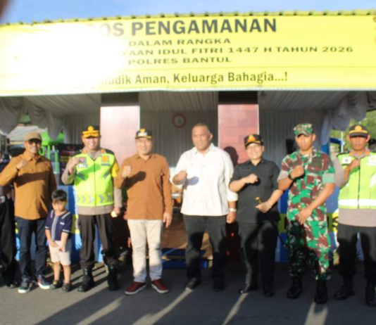 Dandim 0729/Bantul Bersama Forkopimda Pantau Pos Pengamanan Lebaran
