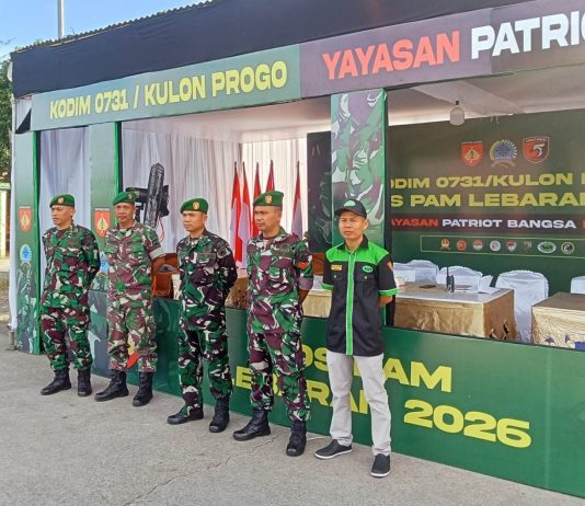 Personel Kodim 0731/Kulon Progo Pengamanan Arus Mudik dan Perayaan Nyepi