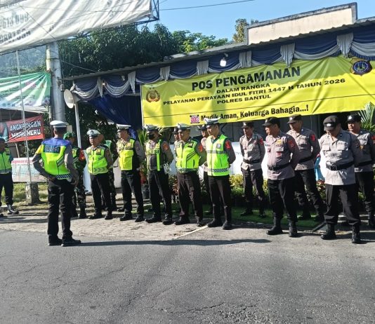 Pengamanan Arus Mudik Lebaran di Pos PAM Piyungan Berjalan Aman dan Lancar