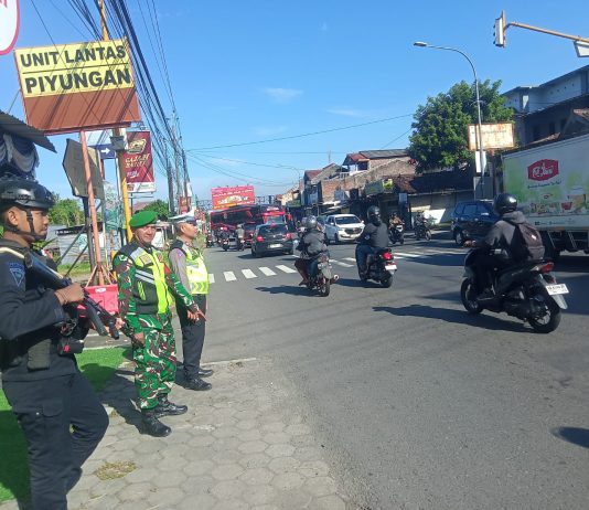 Pengamanan Arus Mudik Lebaran di Pos PAM Piyungan Berjalan Aman dan Lancar