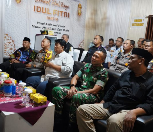 Dandim Kulon Progo Ikuti Zoom Meeting Pengamanan Jelang Idul Fitri 1447 H