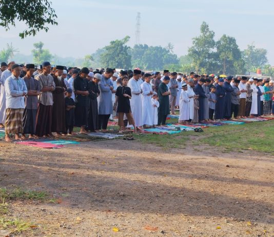 Babinsa Wilayah Kodim 0729/Bantul Laksanakan Pengamanan Sholat Idul Fitri 1447 H
