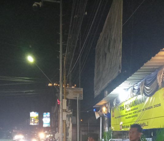 Pengamanan Arus Mudik Lebaran di Pos PAM Lantas Piyungan Berjalan Aman dan Lancar
