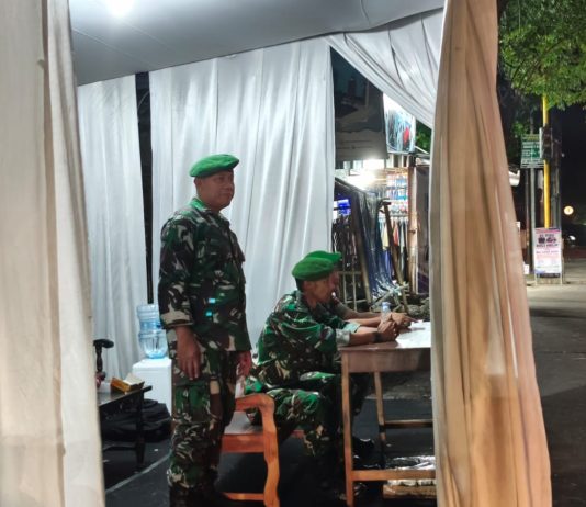 Pengamanan Arus Mudik Lebaran di Pos PAM Perempatan Madukismo Berjalan Lancar