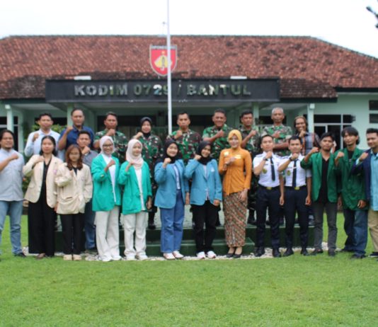Dandim 0729/Bantul Tekankan Wawasan Kebangsaan kepada Mahasiswa dalam Dialog Kebangsaan