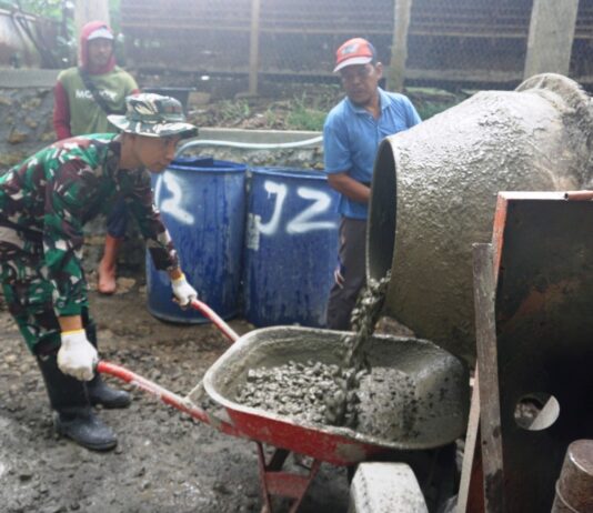 “TMMD SATUKAN LANGKAH MEMBANGUN NEGERI – TERIMA KASIH PEMKAB KULON PROGO & KODIM 0731”