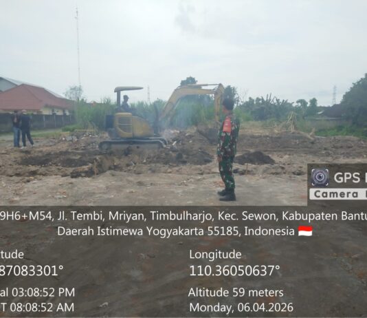 Pembangunan KDKMP Timbulharjo Sewon Terus Berjalan