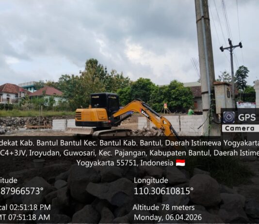 Pembangunan Jembatan di Guwosari Pajangan Terus Dikerjakan