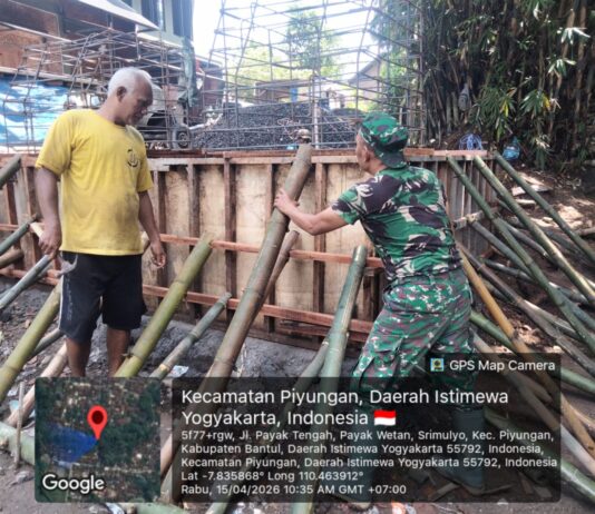 Pembangunan Jembatan di Payak Wetan Masuki Tahap Pondasi dan Perakitan Besi