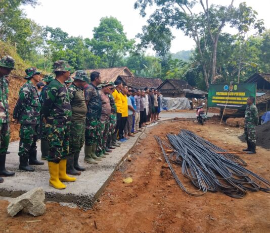TMMD Sengkuyung Tahap II Kodim 0729/Bantul Percepat Pembangunan Infrastruktur di Dlingo