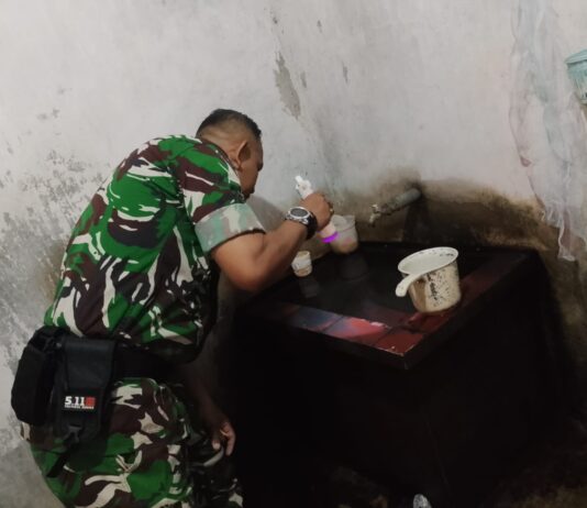 Babinsa Bangunharjo Ikuti Kegiatan PSN di Dusun Tanjung