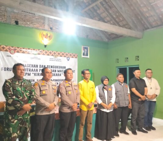 Danramil 04/Sewon Hadiri Pengukuhan FKPM di Padukuhan Garon