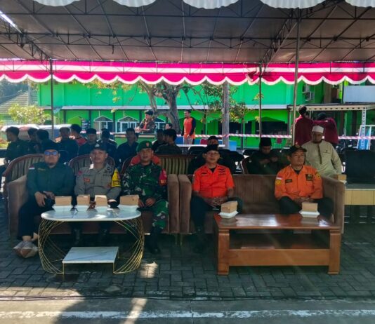 Koramil 08/Piyungan Hadiri Pelantikan Volunteer Dentara PP Binbaz