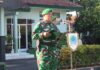 Kodim 0729/Bantul Gelar Upacara Pengibaran Bendera Merah Putih Mingguan