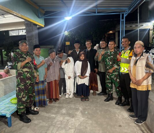 Babinsa Argorejo Laksanakan Patroli Malam Takbiran Idul Adha 1447 H