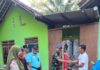 Babinsa Koramil 15/Pandak Bantu Penyaluran Bantuan Korban Kebakaran