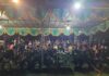 Babinsa Bangunjiwo Pantau Jalannya Festival Takbir Keliling