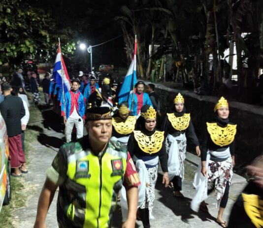 Babinsa Bangunjiwo Hadiri dan Amankan Festival Takbiran 2026