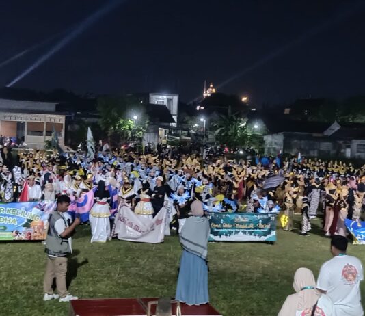 Babinsa Bangunjiwo Hadiri dan Amankan Festival Takbiran 2026