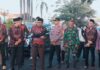 Kodim 0729/Bantul Turut Amankan dan Dampingi Pemberangkatan Jemaah Haji Bantul