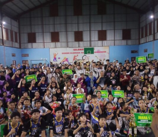 Babinsa Srihardono Hadiri Penutupan Perbasi Bantul Cup 2026