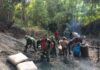 Gotong Royong Pembuatan Jembatan Merah Putih, Kodim 0729/Bantul Hadir Bantu Masyarakat