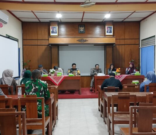 Babinsa Segoroyoso Hadiri Bimbingan Teknis Seleksi Calon Pamong Kalurahan