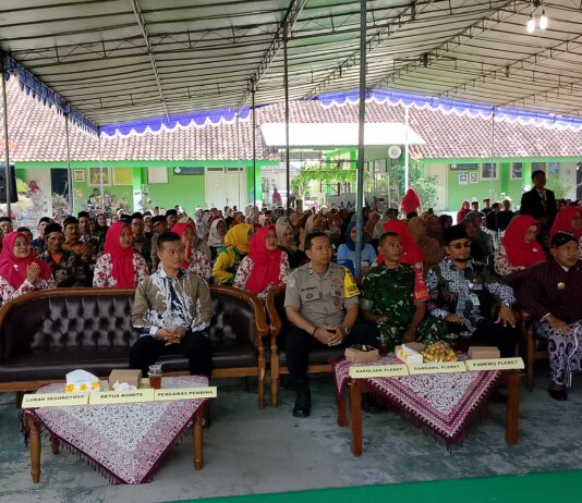 Babinsa Segoroyoso Hadiri Pelepasan Siswa Kelas IX SMPN 3 Pleret