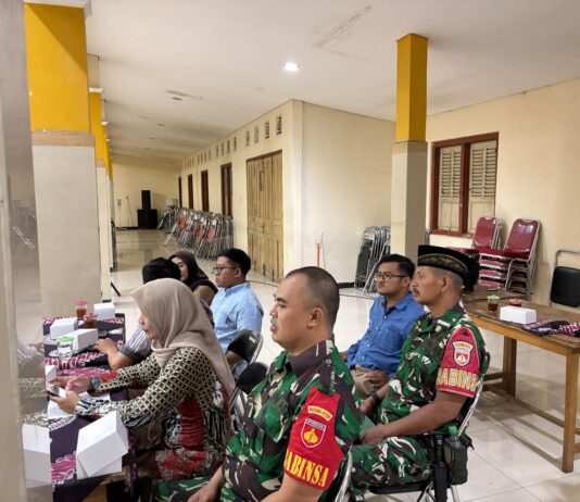 Babinsa Pendowoharjo Hadiri Technical Meeting Seleksi Pengisian Jabatan Dukuh