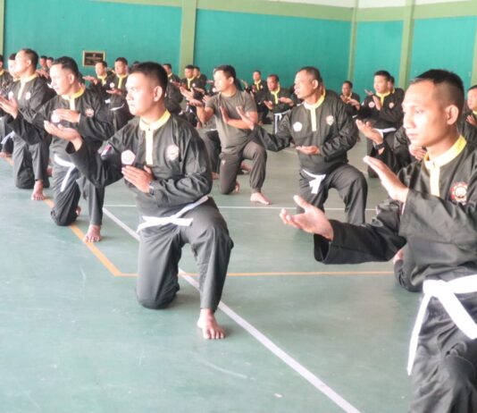 Latihan Pencak Silat Militer, Kodim 0729/Bantul Tingkatkan Profesionalisme Prajurit