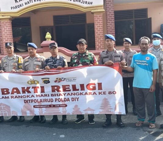Sinergi TNI-Polri Wujudkan Kepedulian, Bhakti Religi di Kapel Baros Sambut Hari Bhayangkara ke-80