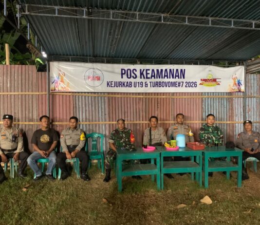 Babinsa Donotirto Kawal Kejurkab Voli 2026, Baja 78 Sapu Bersih Kemenangan