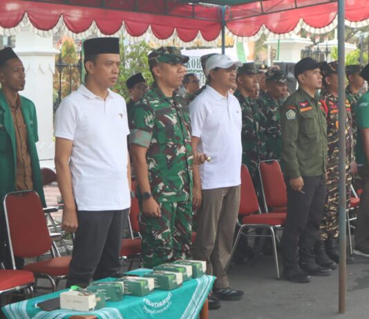 Dandim Bantul Apresiasi Semangat dan Disiplin Kader Banser dalam Lomba GJSB