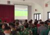 Kodim 0729/Bantul Pererat Kemanunggalan Melalui Nobar Piala Dunia 2026